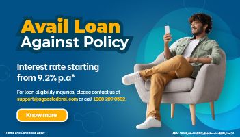Loan Against Policy by Ageas Federal Life Insurance